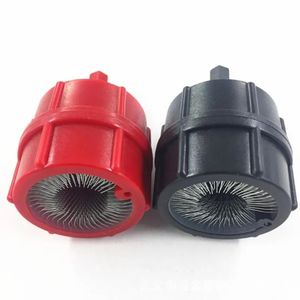 Ctrlzs 2Pcs Plastic Car Battery Terminal Brush Top Post Terminal Cleaning Tool