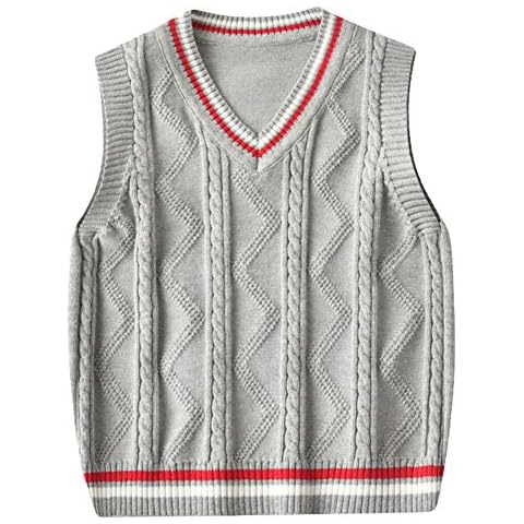 Shengwan Kids Sleeveless Knit Sweater Vest Cover