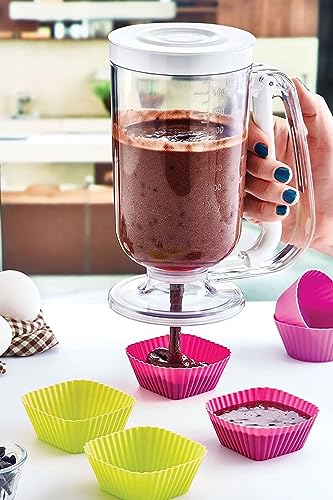 1 L hamur porsiyonlayıcı, pancake ve krema akıtma aparatı