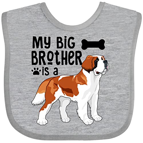 Image of inktastic My Big Brother Is a Saint Bernard Baby Bib