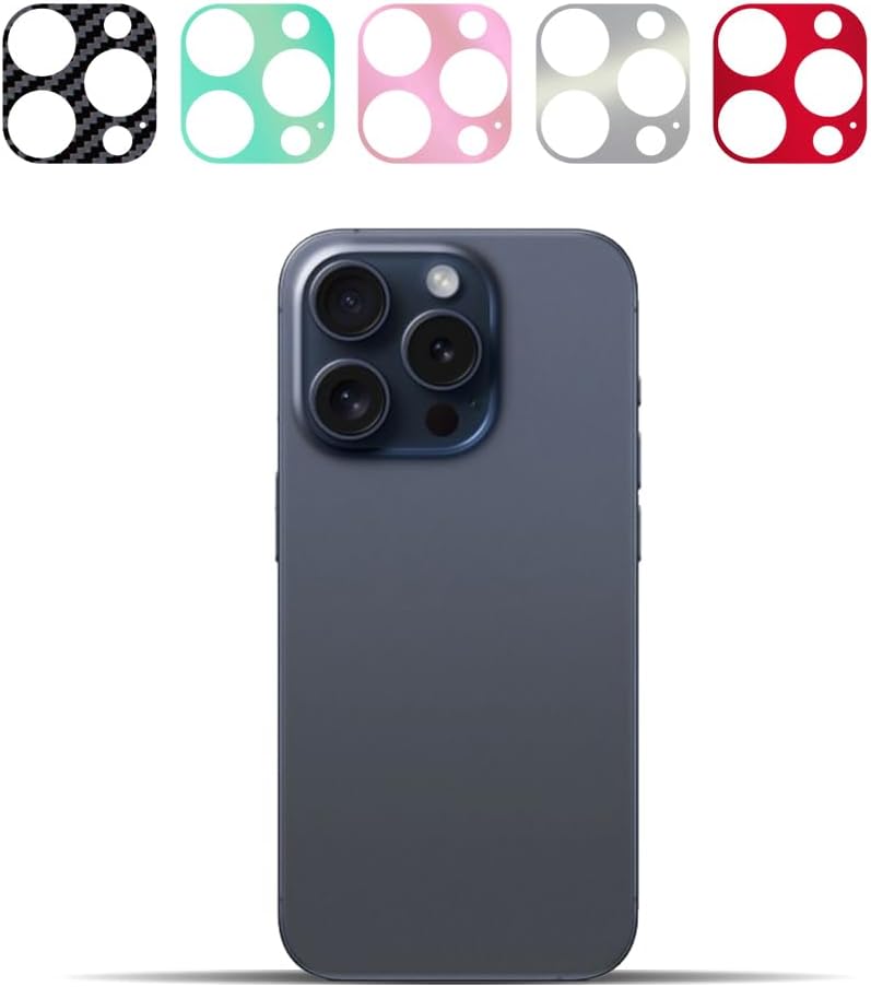 IPG Decal for iPhone 16 Pro Max Back Camera Vinyl Cover 5 Color Sticker Set Shield Anti-Scratch Camera Guard Protect & Decorate Vinly Set for iPh16ProMax image 2