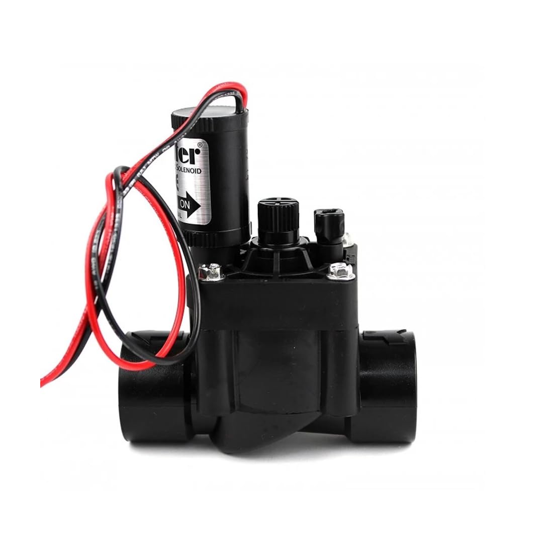 HUNTER PGV-101G-B 9V Elettrovalvola di irrigazione 1"- RH. [Pack 4] PVC con solenoide 9V e regolatore di portata - Elettrovalvola di irrigazione 1" 9V PGV-101 Hunter