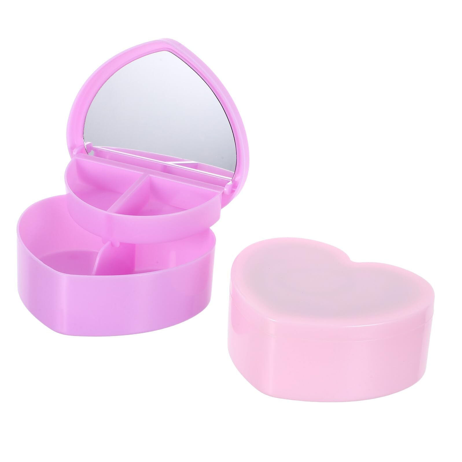 Joyero para niñas GALPADA compacto con espejo para guardar horquillas y evitar pérdidas