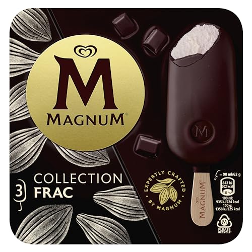 Magnum Bombón, Helado Frac, 3 x 90ml (Congelado)