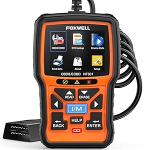 FoXWELL NT301 OBD2 escáner profesional mejorado OBDII lector de código de diagnóstico