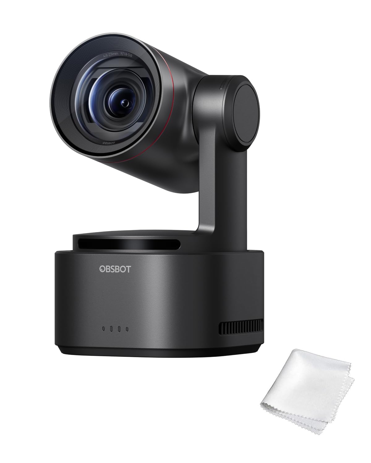 OBSBOT Tail 2 4K PTZR NDI-Camera 60 FPS, 5x Optische Zoom, AI Auto Tracking, 1/1,5" 50 MP, HDMI/SDI/USB/IP Multi-Uitgang, Voor Live Kerkdiensten