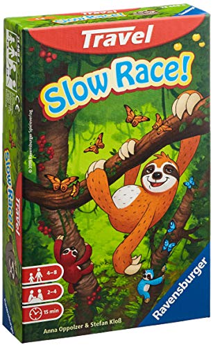 Preisvergleich Produktbild Ravensburger Slow Race Reisespiel, Mehrfarbig, 23468