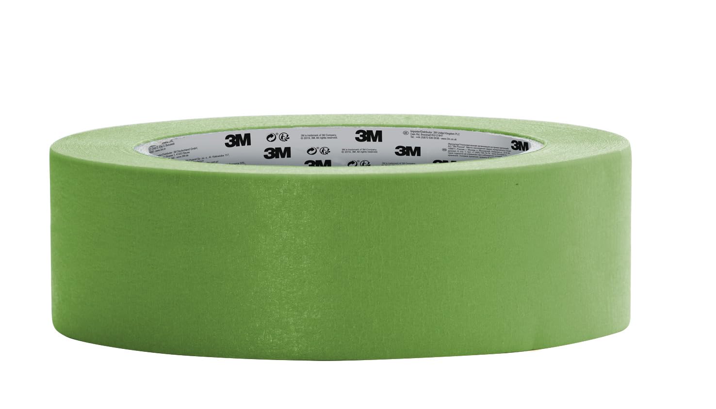 3M Nastro da Mascheratura Professionale 2060 per Superfici Ruvide, Verde - 1 Rotolo, 48 mm x 50 m - Adesivo per Pittura e Decorazioni, Interni ed Esterni