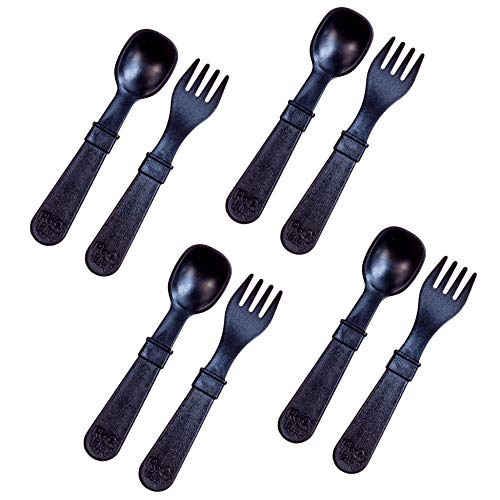 Re-Play Made in USA Toddler Forks and Spoons, Pack of ...