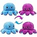 Produktbild 2 PCS Ooctopus Plüschtier, Doppelseitige Flip Kuscheltier Octopus, Wendbares Spielzeug, Octopus Toy doppelseitige Flip Doll Soft, Kreative Spielzeuggeschenke für Kinder, Familie, Freunde (Blau + lila