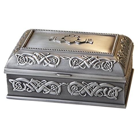 Mullingar Pewter Claddagh Jewelry Box Cover