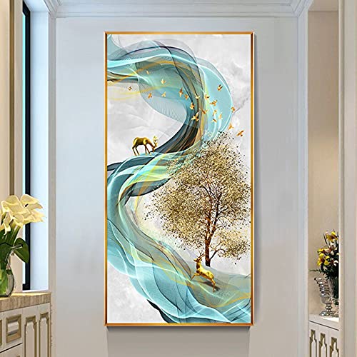 Broderie Diamond Painting Complet Cristal Strass Arbre de Fortune