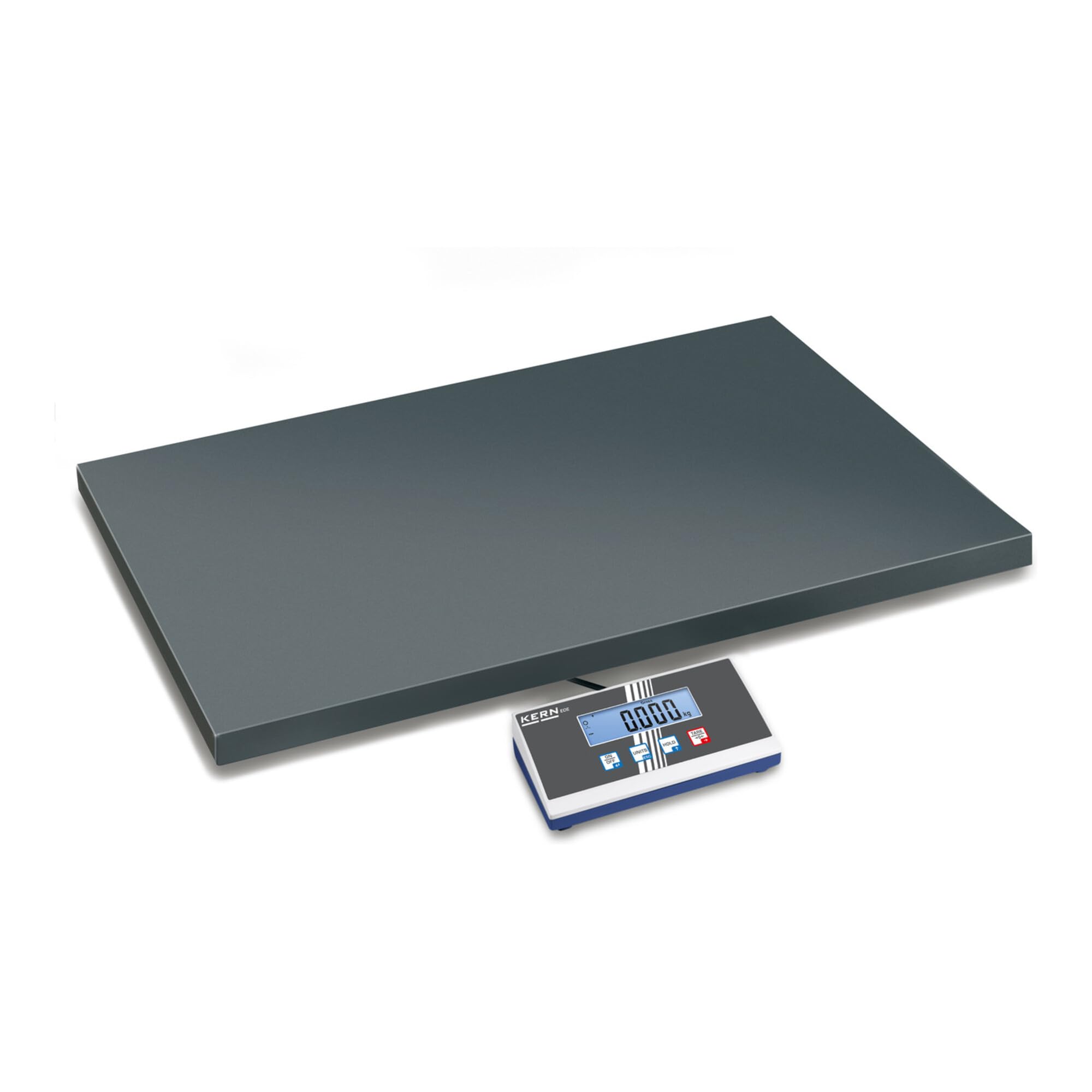 KERN Paketwaage EOE 300K100XL (Wägebereich max. 300 kg, Ablesbarkeit 100 g, Reproduzierbarkeit 100 g, Linearität 200 g, Wägeplatte 950x500x57 mm)