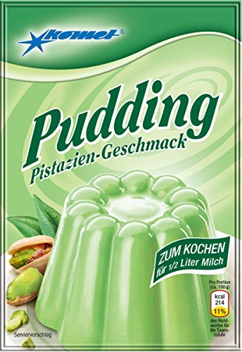 5x Pudding Pistazien-Geschmack von Komet