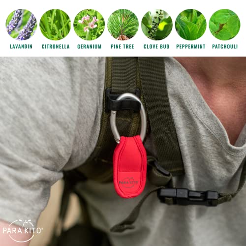 Para'kito Mosquito Insect & Bug Repellent Clip W/Natural Essential Oils - Waterproof, Outdoor Pest Repeller (Camouflage) #TOP3