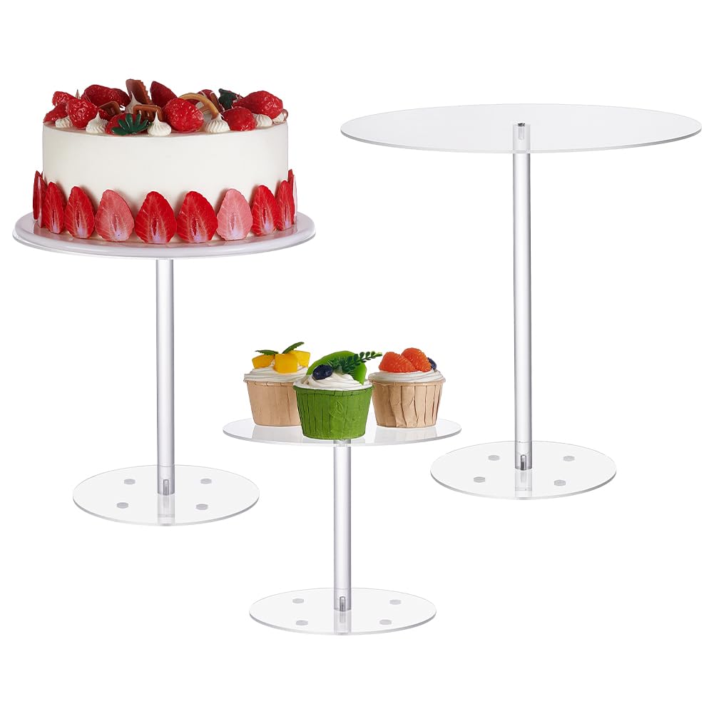 Table claire de desserts sublimée par le support acrylique transparent de qualité