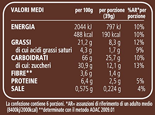 Pavesi Biscotti Ringo Thin Cioccolato, Snack per