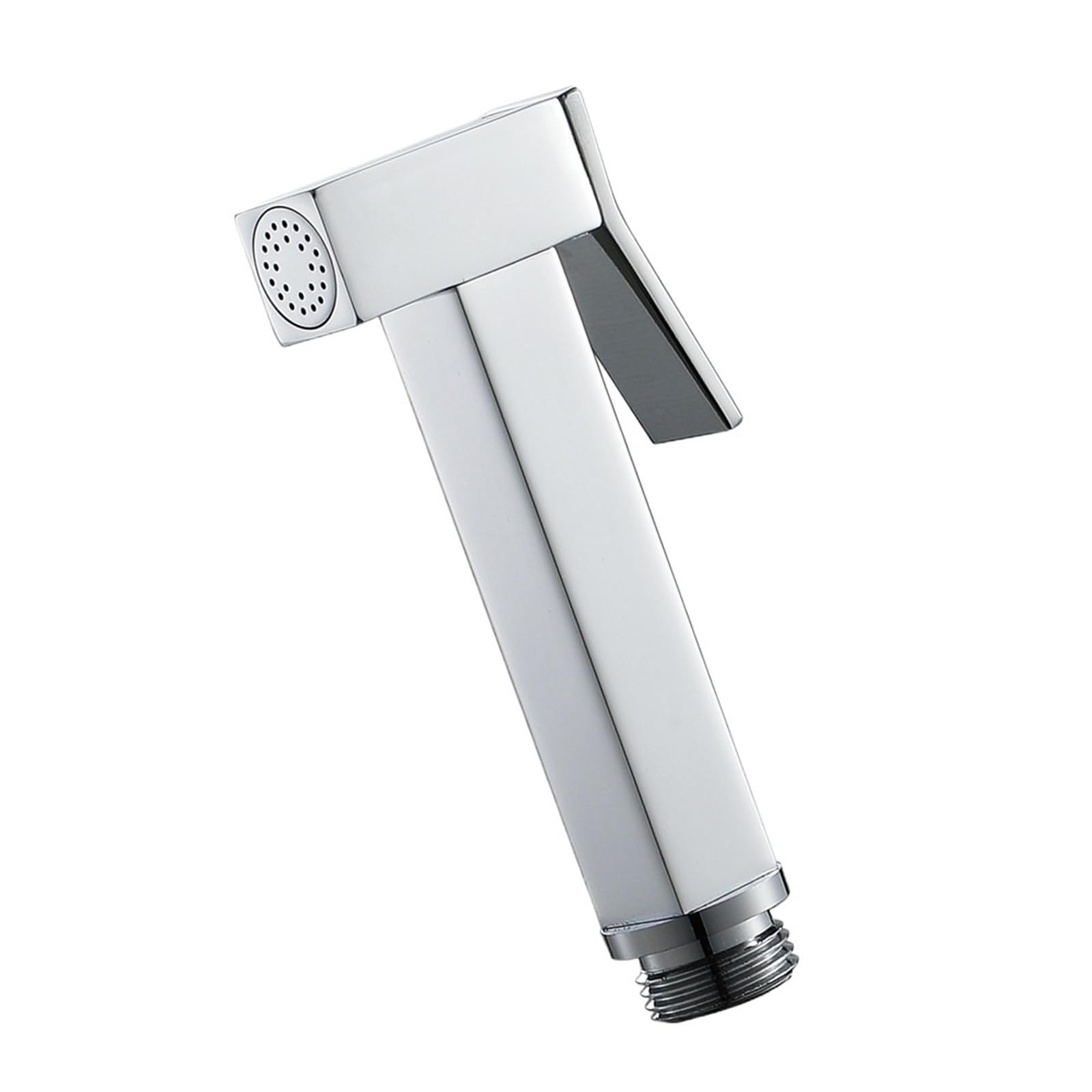 ZYCHSJXA Toilet Spray Gun Flusher Copper Bidet Faucet Square Hand Held Gold Matte Black Chrome(Silver)