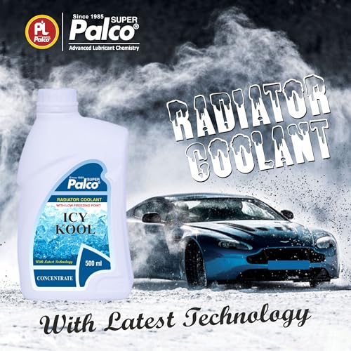 Image of PALCO Icy Kool Radiator Coolant for Car 500ml (Pack of 3, Advanced Low Freezing Point Antifreeze Green Concentrate Coolant for Engine