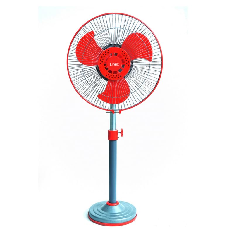 Limix solar fan Solar fan- DC - 12 -Volt -24 watt 12" HighSpeed Padestable Fan 3 blades (2 speed) Red & Grey-09 (B0CWP8T6CV) Amazon Price History, Amazon Price Tracker