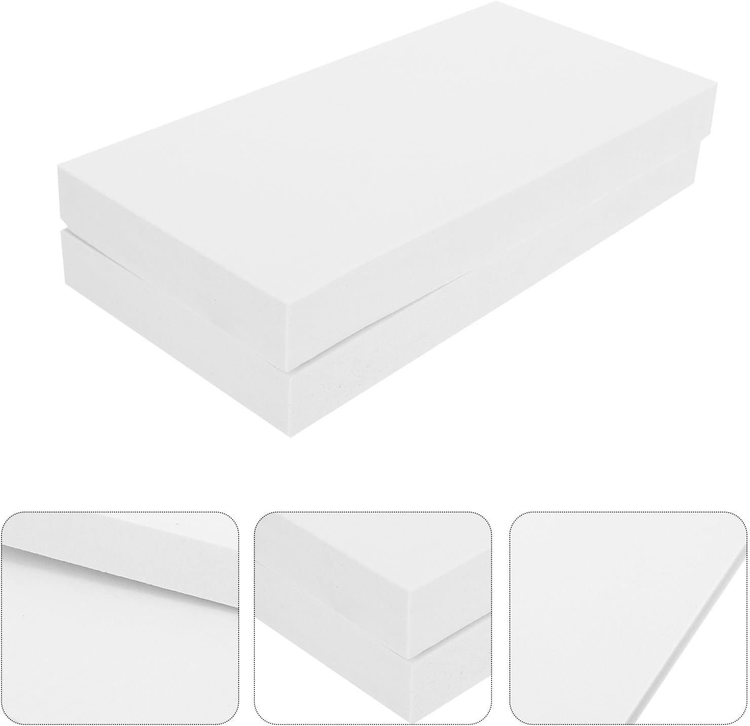 2pcs EVA Board 20x10x2cm Plastic Craft Block for DIY Projects