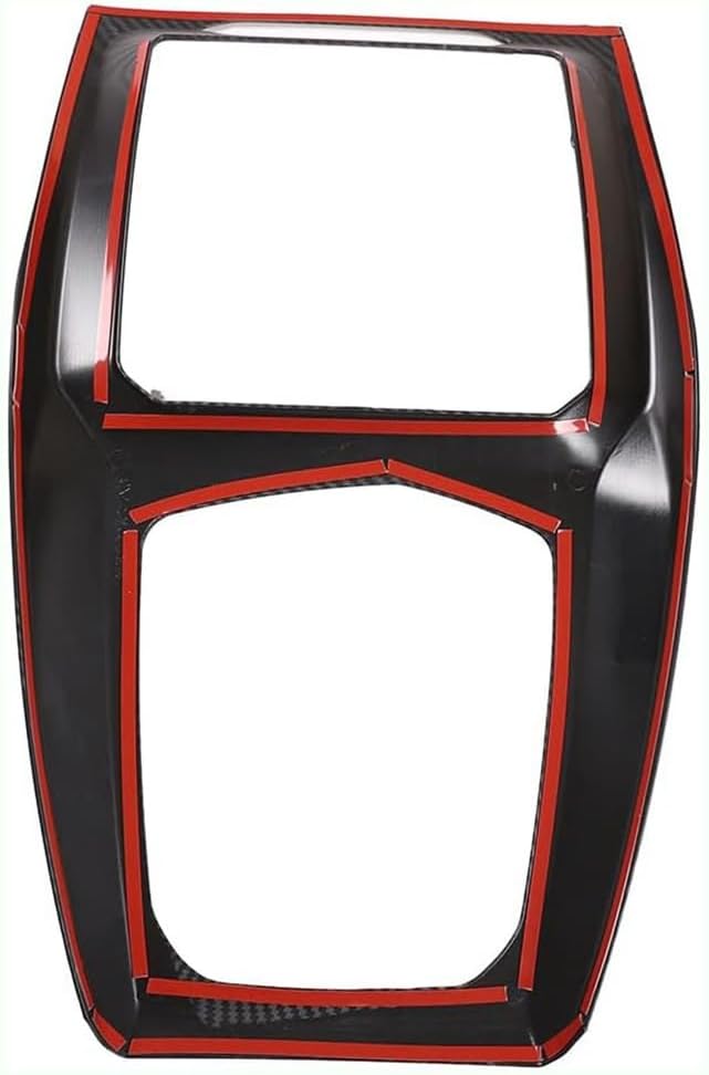 Compatible with BMW X3 X4 G01 G02 2021-2023 Car Center Console Gear Shift Boot Frame Edge Decoration Panel Cover Trim ABS Plastic Stickers Accessories Carbon Black