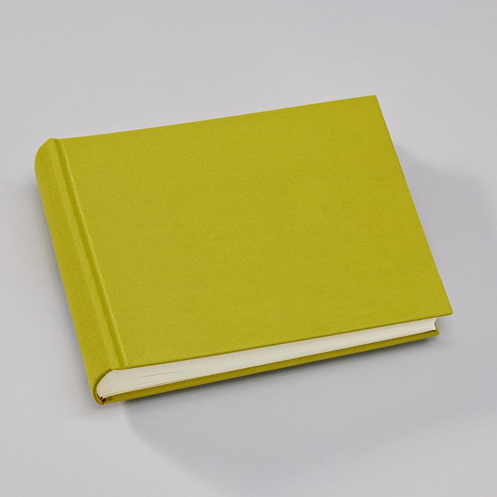 Semikolon 369950 Álbum Classic Small - 21,5 x 16 cm - 80 páginas de color crema, para fotos de 10 x 15 - matcha verde claro