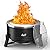 BALI OUTDOORS Smokeless Fire Pit Wood Burning Pellet Firepits with Ash Pan, 22inch Portable Fire Pit Low Smoke Bonfire Fire Pit for Outside Picnic Camping Patio Backyard