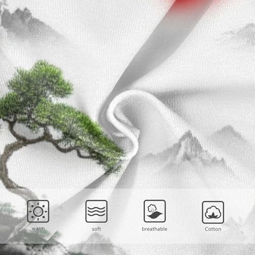 Girls Underwear Toddlers 2t Cotton Girl Panties Cute Personalized Briefs Undies Kids Traditional Landscape Mountains3