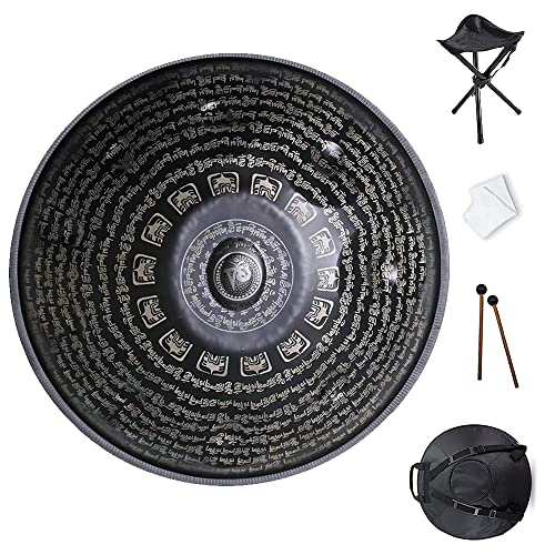 Handpan 22 Pulgadas 9 Notas 440Hz Mandala D Minor miniatura 1