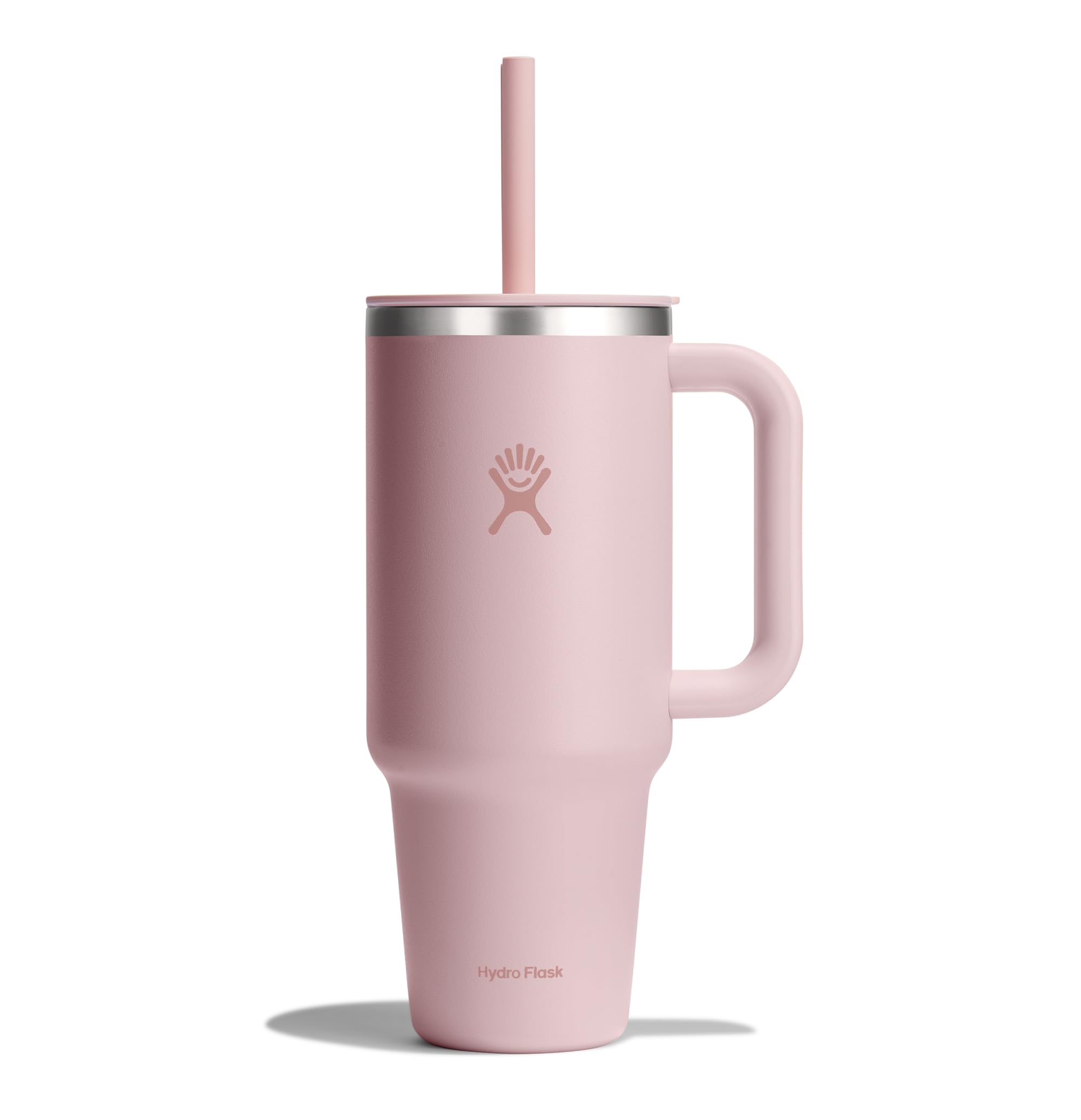 HYDRO FLASK - Travel Tumbler 1180 ml (40 oz) with Closable Press-In Straw Lid - Stainless Steel - Double Wall Vacuum Insulated - Splash resistant lid - Trillium