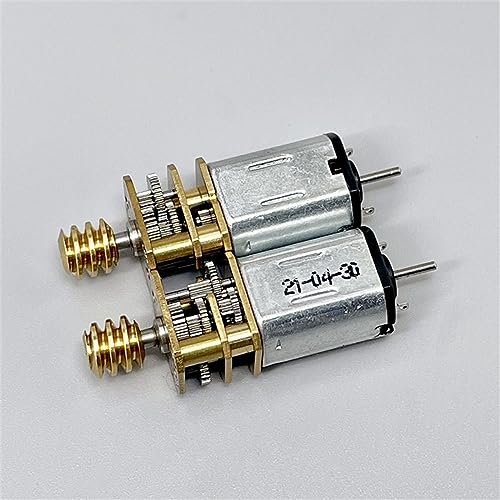 Moteur GA12-N20 à vis sans fin 3V boîte métal arbre double anti-retour pour mouvement lent précis