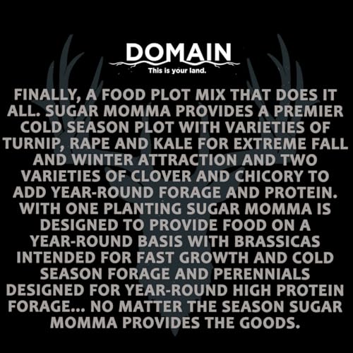 Domain This Is Your Land. Domain Outdoor Sugar Momma Food Plot Seed For Deer thumb #4