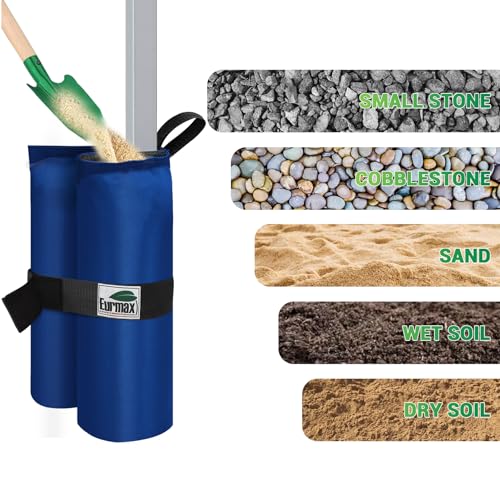 image for Eurmax USA Weight Capacity 160lbs Weight Bags for Pop up Canopy Outdoo