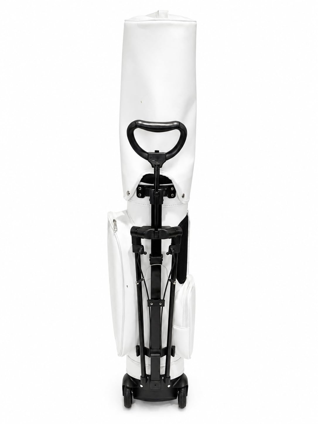 Golf Hybrid Tasche mit integriertem Trolley (Weiß)