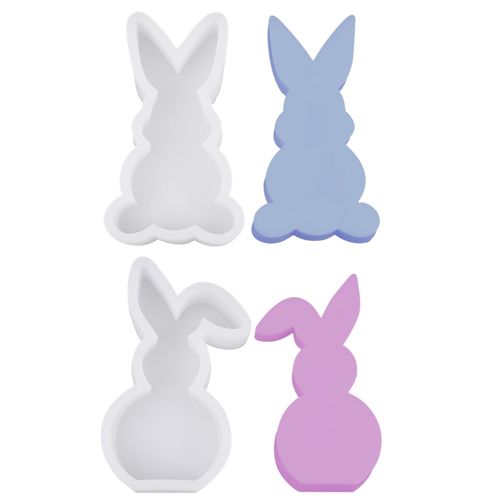 Moule En Silicone Pour Lapin De Pâques, Moule En Silicone Pour Pâques, Moule En Silicone, Moule En Silicone Lapin, Moule à Pâtisserie Pour Plâtre, Bougies En Cire De Soja