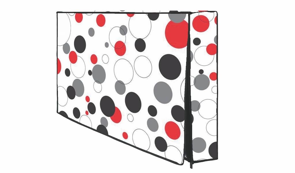 PVC Printed LED TV Cover 43 Inch, Waterproof and Dustproof Cover with Transparent Polythene Layer Suitable for All Brands Led Tv (Green) — Amazon image 18