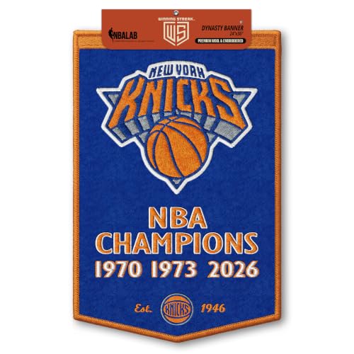 NBA New York Knicks Dynasty Banner 2026 Champions, 24 x