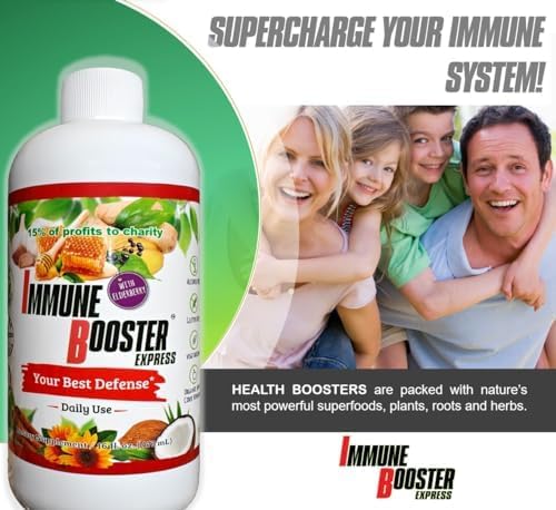 12 in 1 Immune Support Supplement, All Natural Blend - Superfoods, Nutrients, Antioxidants - Organic Apple Cider Vinegar, Elderberry, Echinacea, Ginger, Garlic & more - Dr. Approved & Clinical Studies - Image 2