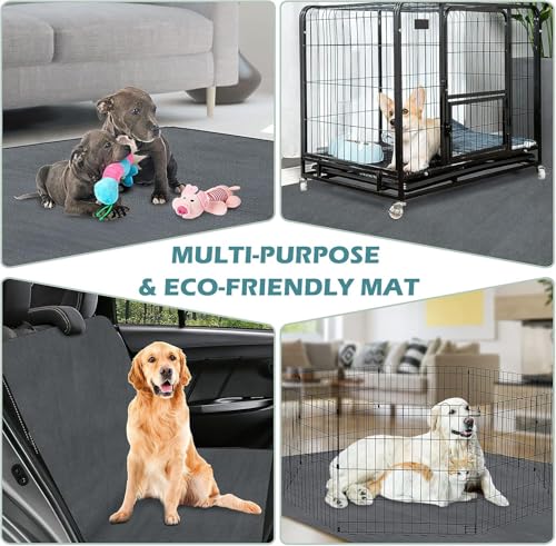 Image of INVENHO Washable Pee Pads for Dogs 60 inchx48 inch Reusable Dog Pads Large Upgrade Non-Slip Dog Pee Pads Heavy Absorbency Puppy Pee Pads Quick Dry Whelping Pads /Waterproof Puppy Training Pad