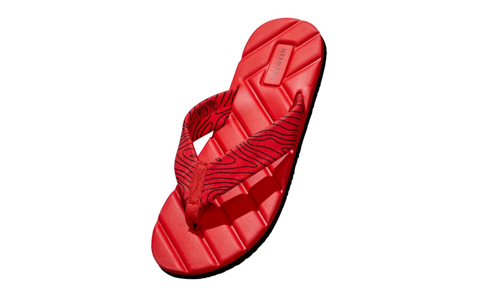 Neemans All-Vibes Flip Flops for Men | Cushioned & Comfortable Slippers for Men | Everyday Comfort | Stylish, Lightweight, Flexible and Durable Flip Flops | Soft Daily Use Chappal, Red/Black- UK10 (B0D2DDBXRW) Amazon Price History, Amazon Price Tracker