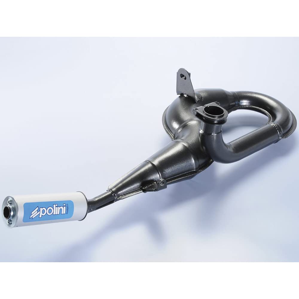 POLINI Auspuff Alu-Endschalldämpfer für Vespa PX 125, 150 2T, LML Star Deluxe