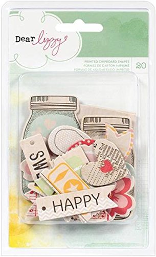 American Crafts Neapolitn Chip Shape, Acrilico