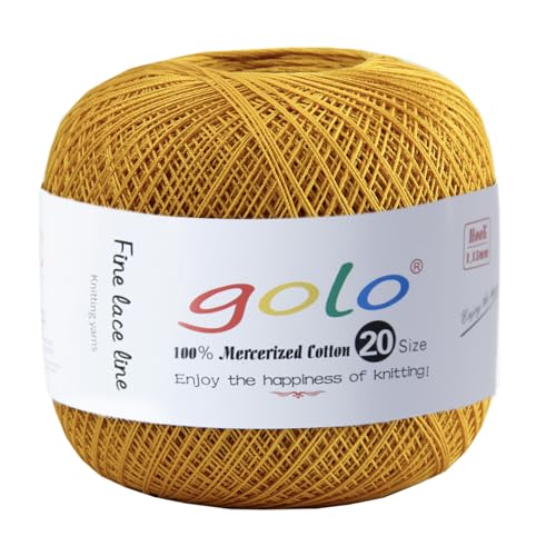 Image of golo Crochet Thread Size 20 Yarn for Hand Knitting Tatting Yarn 603
