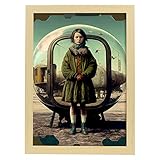 Nacnic Poster Accogliente in stile Surrealismo Cinematografico....