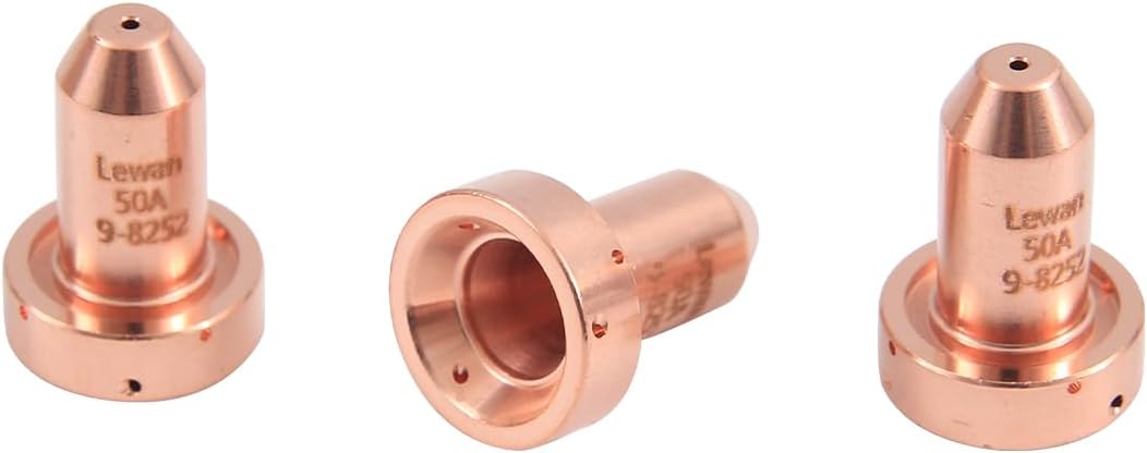 Lewan 10Pcs 9-8252 Nozzle Tips 60A & 10Pcs 9-8232 Electrode fit Thermal Dynamics SL60/SL100 Plasma Cutting Torch Consumables