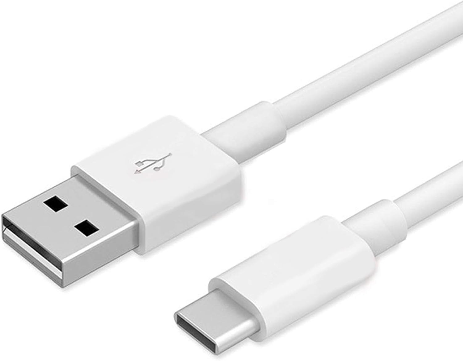 USB 3.1 Typ C Kabel passend für Samsung Galaxy A07 A17 A37 A57 A06 A16 A26 A36 A56 A55 A35 A15 A54 A53 A34 A14 A52 S23 S24 S25 S26 Ultra 5G S22 S21 PC Computer TypeC Datenkabel Ladekabel USB-C Weiß