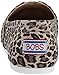 Skechers BOBS Women's Bobs Plush-Hot Spotted. Leopard Print Slip on Ballet Flat, 7.5 M US