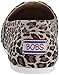 Skechers BOBS Women's Bobs Plush-Hot Spotted. Leopard Print Slip on Ballet Flat, 8 M US