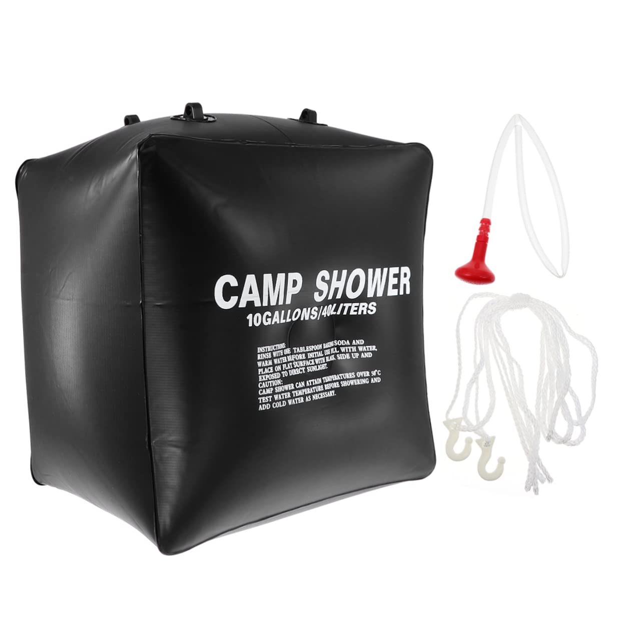 POPETPOP 1Set Solar Shower Bag Portable Outdoor Shower Water Bag for Camping Durable Material for Solar Heating Convenient Camping Shower Supplies for Warm Showers Anywhere